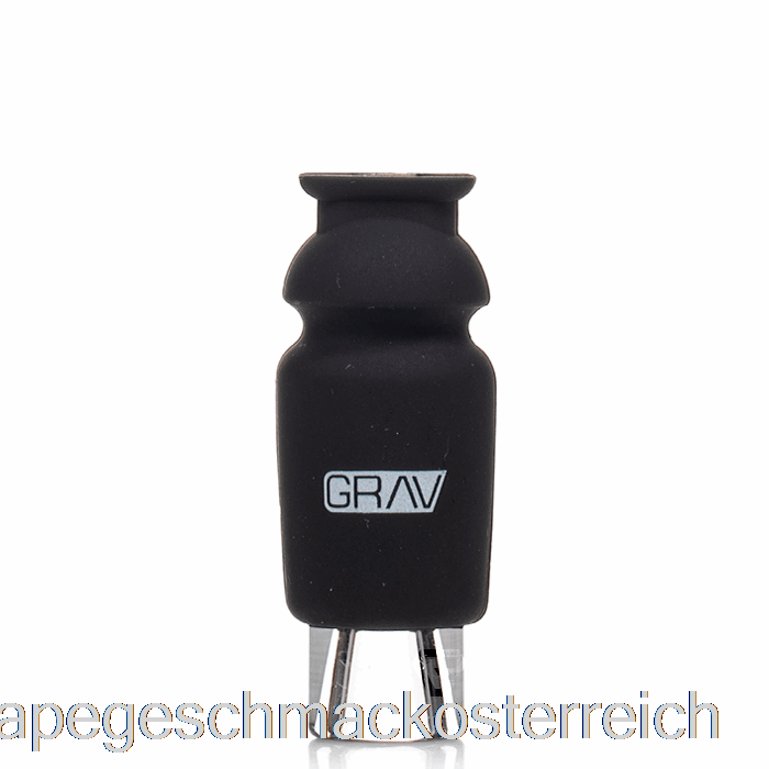 Grav Silikonbeschichtete Glaskrücke Mit Schwarzem Vape-Geschmack